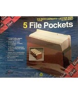 Smead 73834 Five File Pockets 5 1/4&quot; Capacity Letter Size 1534GSS Heavy ... - £15.85 GBP