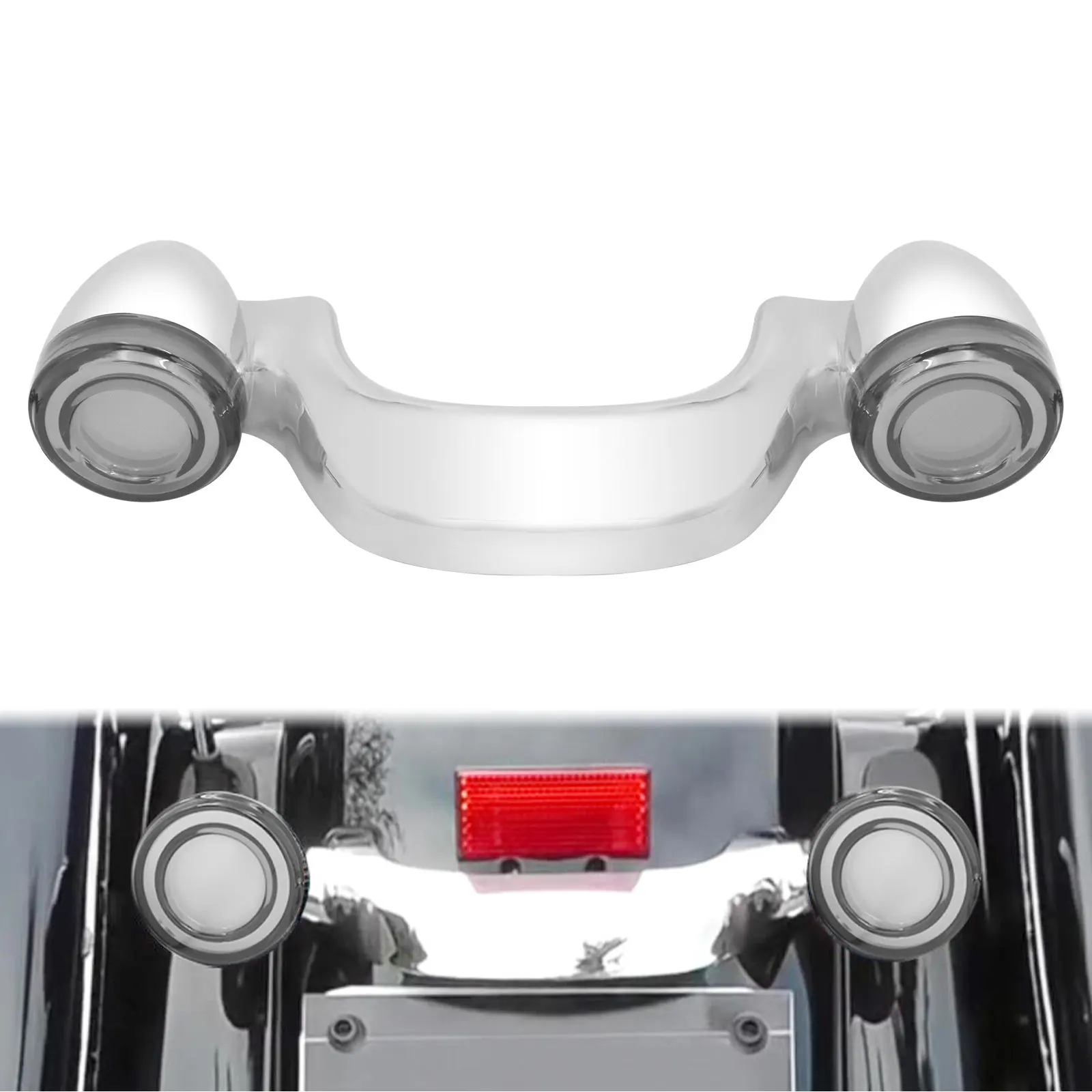 Led turn signal brake light bar license plate lamp for harley touring electra road thumb155 crop