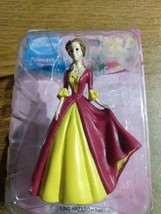 Disney Princesses 3” Tall Figurine - Maroon/Gold Bell - Beauty and the B... - $12.50