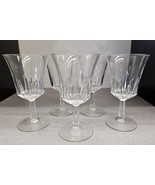 Vintage Clear Crystal Footed Sherry / Cordial Glasses Made in France Set... - £25.59 GBP
