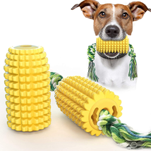 Dog Chew Toys, Puppy Toothbrush Clean Teeth Interactive Corn Toys, Dog Toys Aggr - £11.94 GBP