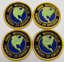 VIntage BMW Motorcycle Owners of America Cloth Embroidered Patch Lot Of 4 New - £18.51 GBP