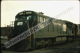 Original Slide Penn Central PC 6550 GE U33C Proviso ILL 4-23-70 - $14.95