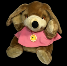 Sunburst Pets Dog Vintage Commonwealth Brown Plush Stuffed Animal TAGS 11&quot; RARE - £31.10 GBP