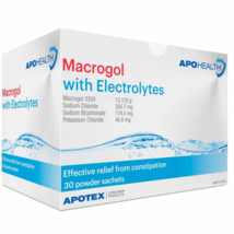 APOHEALTH Macrogol with Electrolytes 30 Powder Sachets - £61.13 GBP