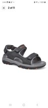 Vegan Men&#39;s Skechers, Tresmen Garo Sandal Size 9 Color Black/Grey 204105 - £33.04 GBP