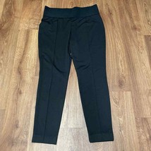 Chicos Weekends Womens Black Pull On Stretch Legging Pants Size 1/M/8 Ponte - £22.15 GBP