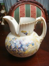 ROYAL WORCESTER PITCHER. 1891 Royal Worcester porcelain pitcher divided top[8] - £119.43 GBP