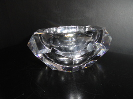 Baccarat Diamond Cut Crystal Ashtray  (France)  7&quot; - £452.47 GBP