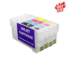 T812 T812XL Refillable Ink Cartridge one time Chip for Epson Workforce WF-7820 - £43.32 GBP