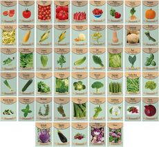 Black Duck Brand 50 Packs Assorted Heirloom Vegetable Seeds 20+ Varietie... - $28.98