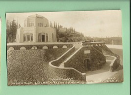 Vista House Columbia River real photo Oregon Postcard - £7.85 GBP