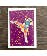 1993 Topps Street Fighter II #84 Lightning Kick Chun Li RARE SNES Nintendo - $17.58