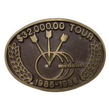 VTG Dynabuckle  $32,000 Tour Medaiist 1985-1986 Arrow Archery Wreath - $39.59