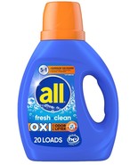 all Fresh &amp; Clean Liquid Laundry Detergent, Oxi Plus Odor Lifter, 36 Fl.... - $351.35 MXN