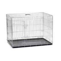 Karlie Dog Crate with 2 Doors 107.5x70.5x76.5 cm Silver - £118.90 GBP