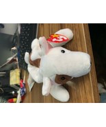 Retired TY Butch Dog Baby Beanie Babies Tag Errors! Date Error 1998 1999 - $188.49 MXN