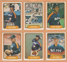 1982 Fleer Houston Astros Team Lot Cesar Cedeno Jose Cruz Don Sutton JR Richard - £2.73 GBP