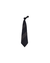 Gucci Diagonal Striped Necktie In Polyester Men Brown One Size - £74.89 GBP