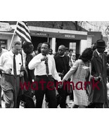 Martin Luther King Jr. Protest March leading from the front B&amp;W 8x10 Photo - $8.50