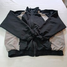 G1 Generation One Men&#39;s Black &amp; Gray Cotton Blend Windbreaker Jacket Siz... - $280.57 MXN