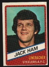 Jack Ham Steelers 1976 Wonder Bread  Football card - £0.77 GBP