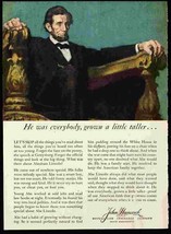 1959 Ad Feb Lincoln John Hancock Insurance ad - £2.39 GBP