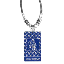 Duke Blue Devils Diamond Plate Necklace Rope Ncaa Officially Licensed New - £4.67 GBP