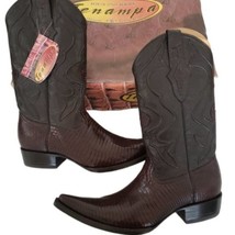Genuine Leather Tenampa Brown Western Style Boots New with Tags - £95.48 GBP