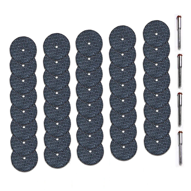 40pcs 32mm gl Reinforced Cutting Disc Cut-off Wheels with Mandrel Dremel... - $212.15