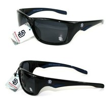 SAN DIEGO PADRES SUNGLASSES FULL RIM POLARIZED UNISEX AND W/FREE POUCH/B... - £10.08 GBP