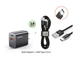 18W Wall Charger +3FT TYPE A to C USB For Nothing Phone 2 - $12.33