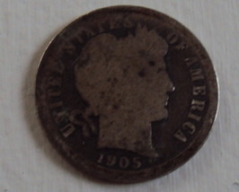 1905-S Barber Dime - Only $0.15 to ship each add&#39;l coin! - £2.38 GBP