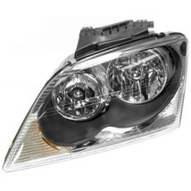 Headlight For 2004-2006 Chrysler Pacifica Driver Side Black Housing Clear Lens - £133.54 GBP