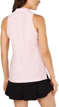Ideology Womens V Neck Sleeveless Polo Size Large Color Rose Shadow - £15.75 GBP