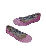 TOMS Eliana Pink Suede One For One  Women&#39;s Ballet Flats Sz 8 - $27.50 CAD