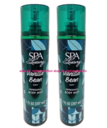 ( Lot 2 ) Spa Luxury vanilla Bean Refreshing Body Mist 7 fl oz / (207ml)... - $19.79