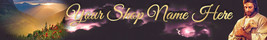 Purple Storm Jesus Lamb Haven Custom Designed Web Banner 119 - £5.46 GBP