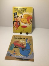 2 Vintage The Flintstones Books Copyright 1972 &amp; 1974  Hanna-Barbera - £3.04 GBP