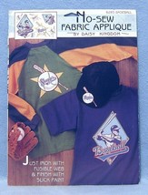 Daisy Kingdom Baseball No-sew Fabric Applique nbr 6285 - £5.58 GBP