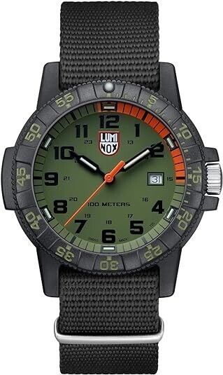 Primary image for Luminox Xs.0337 Men's Leatherback Sea Turtle Giant 0320 Series Watch 44mm