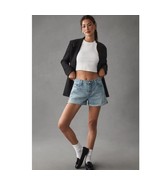 NWT ANTHROPOLOGIE Frame Le Grand Garcon Shorts $198 SIZE 31 Vintage Denim - $73.85 CAD
