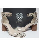 Vince Camuto Mejorla Sz US 8 W WIDE EU 38.5 Women&#39;s Leather Ankle Strap ... - $38.30
