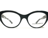 Dolce &amp; Gabbana Eyeglasses Frames DG3246 3021 Black Red White Floral 51-... - £93.54 GBP