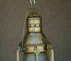 Ancien Marine Bateau Lanterne Lumière Ancre Lampe Cargo Huile Kérosène - £63.88 GBP