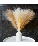 6PCS Artificial Pampas Grass,Faux Pampos Dried Plant Boho Decor - 17&#39;&#39; H... - $19.79