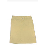 Athleta Outdoors Skirt Womens Sz 2 tan Yoke Front Pockets Nylon Blend - £22.83 GBP