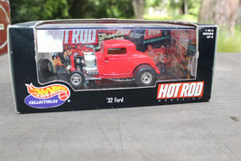 Hot Wheels Collectibles Hot Rod Magazine &#39;32 Ford Red Series 1 1999  NIB LB - £12.73 GBP