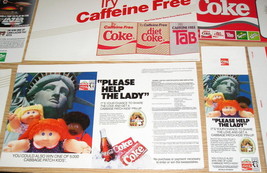 100 Coca Cola Sign Hangers 1980&#39;s RARE resale lot COKE - £74.54 GBP