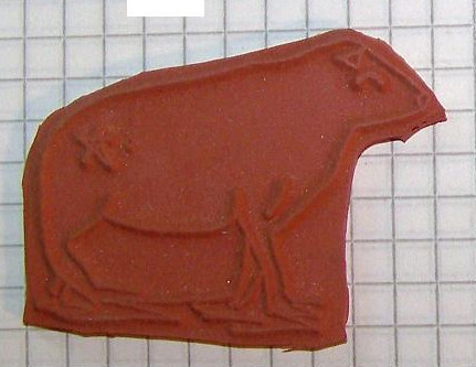 Grandma's Cow with Brand unmounted rubber stamp  - $2.99